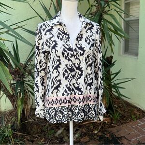 ZARA Tribal Print Summer Blouse